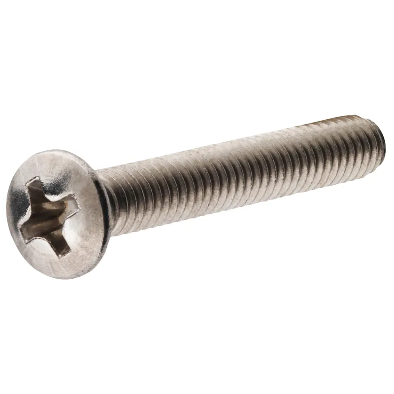 18-8 Stainless Steel Oval Head Machine Screw 8/32 X 3 Inches - Box Of 50