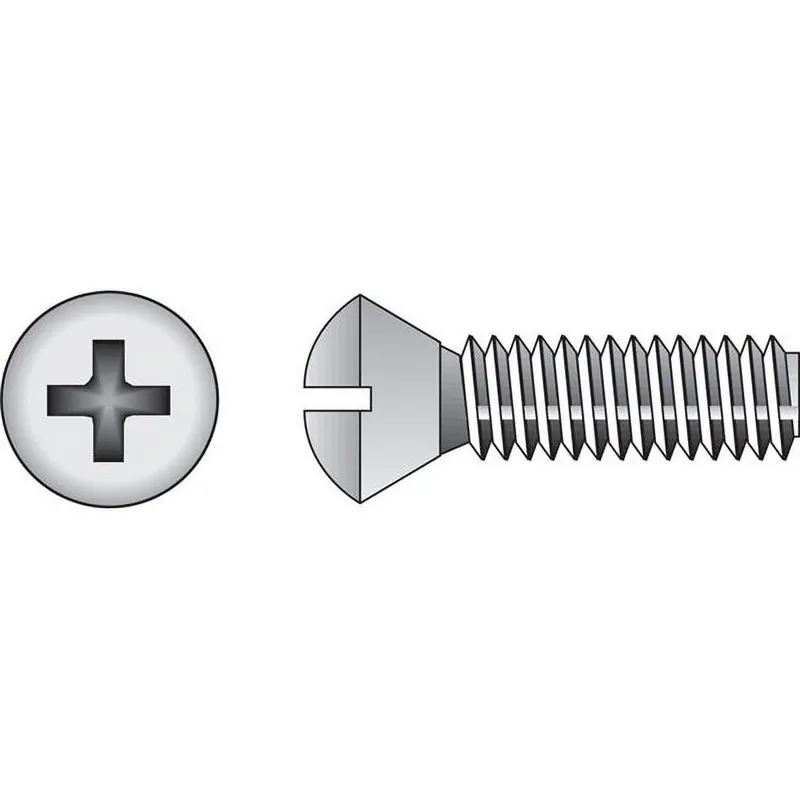 HILLMAN No. 10-24 Ga. X 1-1/2 In. L Phillips Oval Head Stainless Steel Machine Screws 1 Pk