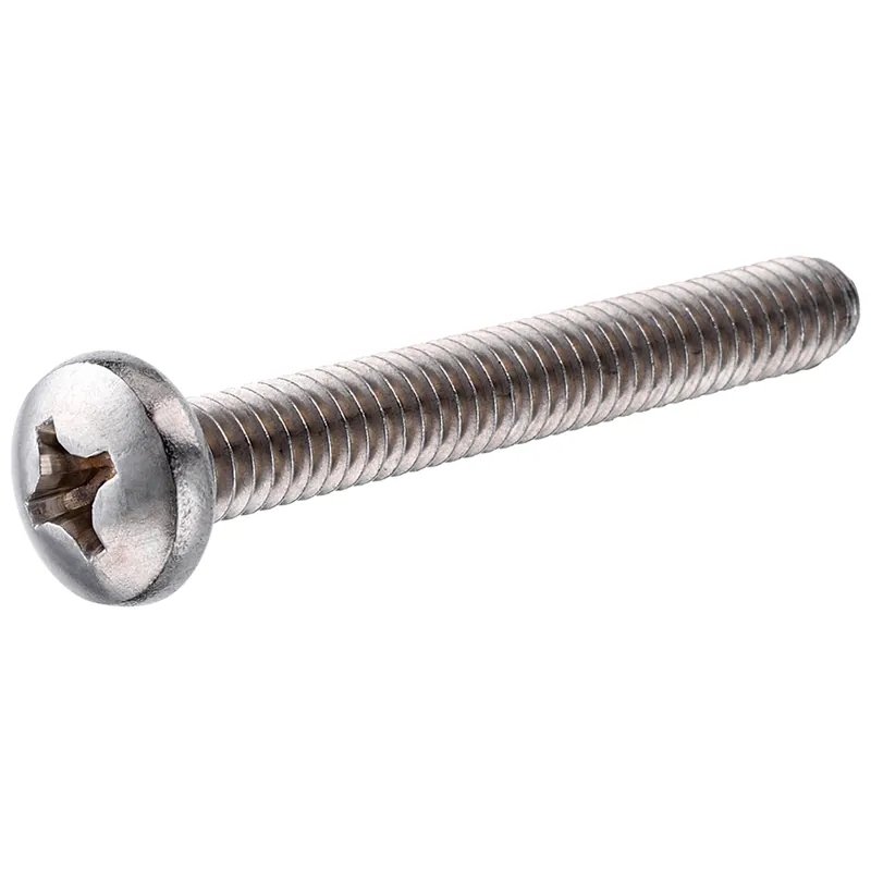 Stainless Steel Pan Head Machine Screw 6-32 X 2 Inches
