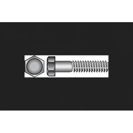 HILLMAN 1/4 In. D X 4-1/2 In. L Stainless Steel Hex Head Cap Screw 25 Pk
