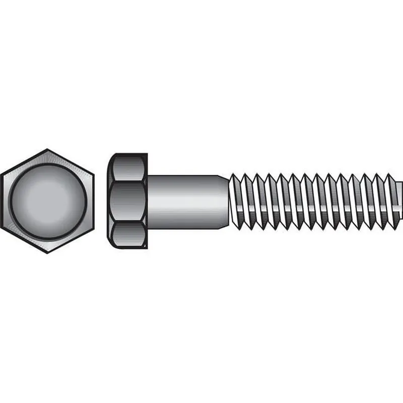 HILLMAN 5/16-18 In. D X 6 In. L Stainless Steel Hex Head Cap Screw 25 Pk