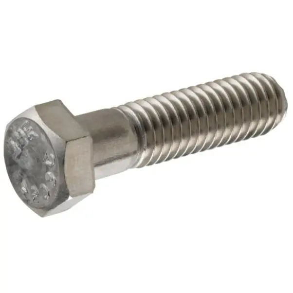 Bolt, 18-8, Stainless Steel, Hex, 7/16 In X 6 In, USS