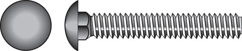 3/8 X 2 1/2 SS CARRIAGE BOLT