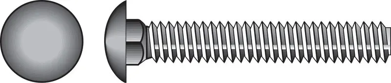 SS CARRIAGE BOLT 3/8 X 4