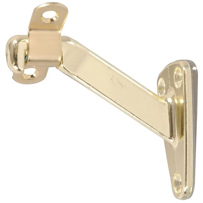 The Hillman Group 852261 Handrail Bracket Heavy Duty, , Brass Finish