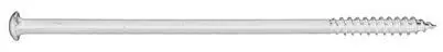 GutterTite Screws, White Ceramic Exterior, 7 X 5/16-In., 25-Pk.