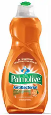 Antibacterial Dishwashing Liquid & Hand Soap, Orange, 10 Ounce Bottle