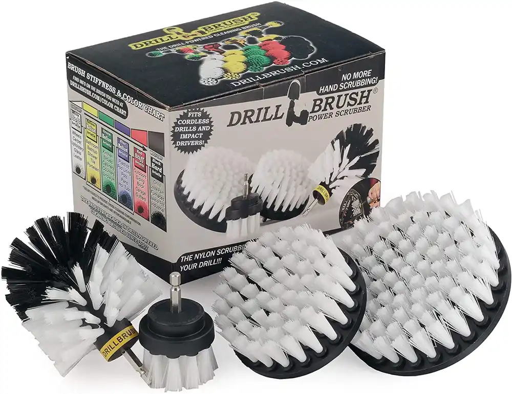 Drillbrush 5 In. W Soft Bristle Metal Handle Drill Brush Set