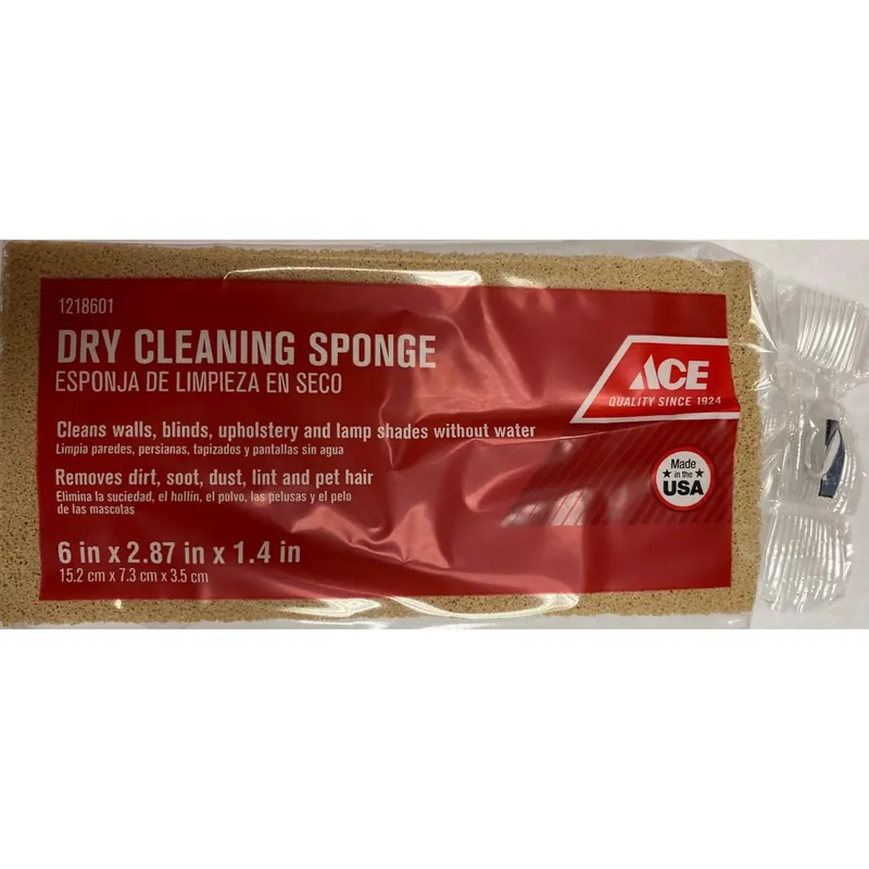 Ace Medium Duty Dry Cleaning Sponge 6 In. L 1 Pk