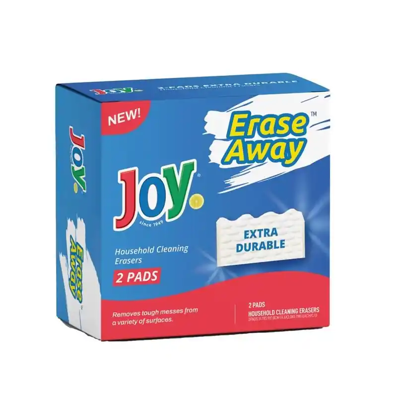 Joysuds Erase Away Medium Duty Eraser Sponge For All Purpose 2 Pk