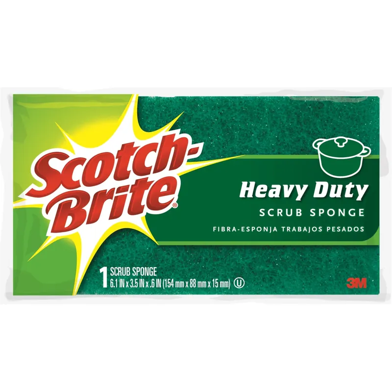 Scotch-Brite Heavy Duty Sponge For Household 4.5 In. L 1 Pk