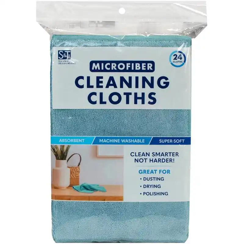 Schroeder & Tremayne Polyamide/Polyester Cleaning Cloth 12 In. W X 16 In. L 24 Pk