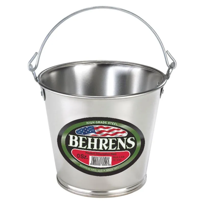 Galvanized Steel Water Pail, 2-Qt.