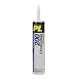 Pl200 Construction Adhesive, 10.2 Ounce Tube For Heavy-duty Bonding