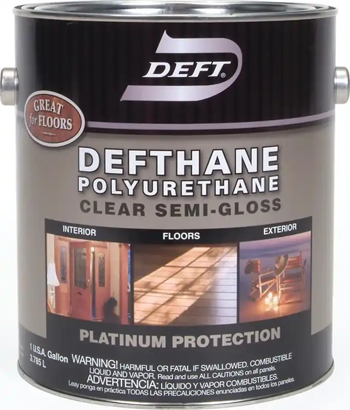 Semi-gloss Clear Interior/exterior Polyurethane, 1 Gallon