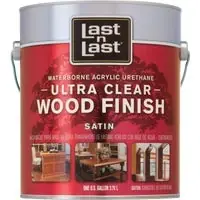 61101 Water Based Polyurethane Satin Wood Finish, 1 Gallon, Clear