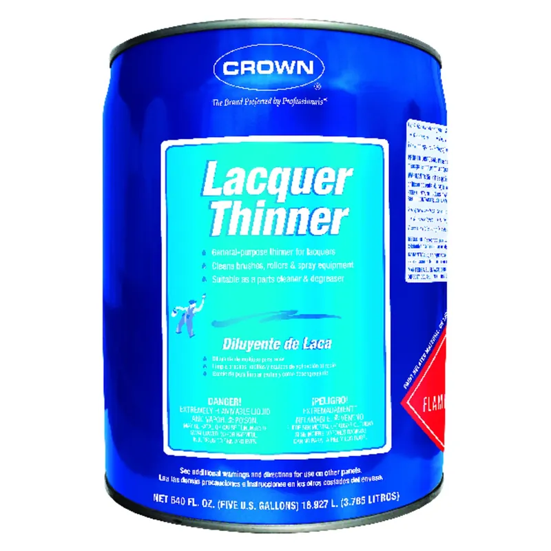 Lacquer Thinner 5 Gallon - Noncorrosive, Medium-dry Grade For Nitrocellulose Lacquers