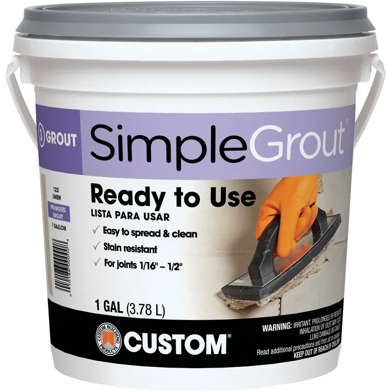 Pre-Mixed Grout, Earth, 1-Gal.