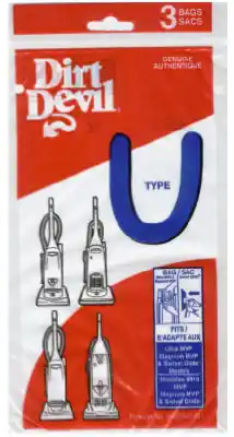 Dirt Devil Vacuum Bag 3 Pk Type U