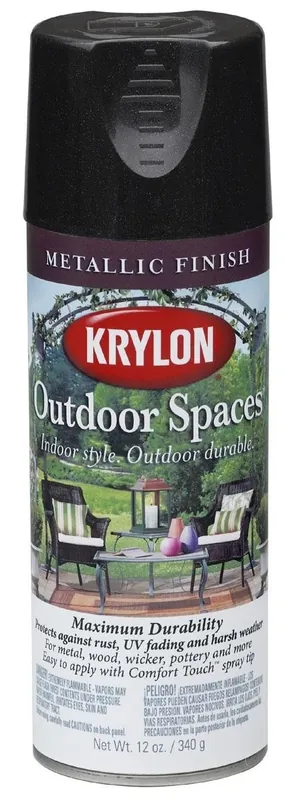 12 Ounce Charcoal Metallic Spray Paint For Home Decor And Craft Projects