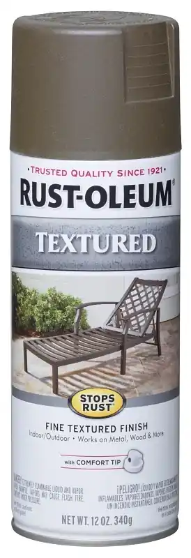 Stops Rust Textured Spray Paint, Bronze, 12 Ounce Can