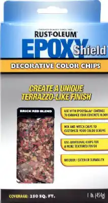 1-Lb. Brick Red Decorative Color Chips