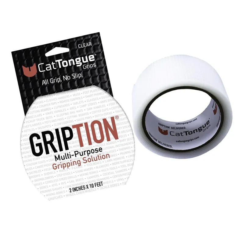 CatTongue Grips Gription Clear Anti-Slip Tape 2 In. W X 10 Ft. L 1 Pk