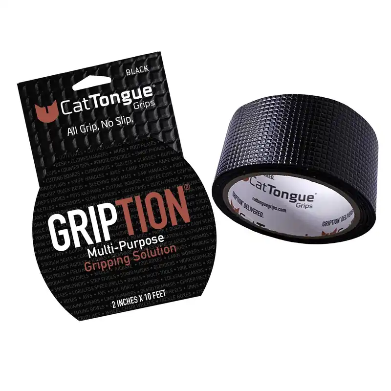 CatTongue Grips Gription Black Anti-Slip Tape 2 In. W X 10 Ft. L 1 Pk