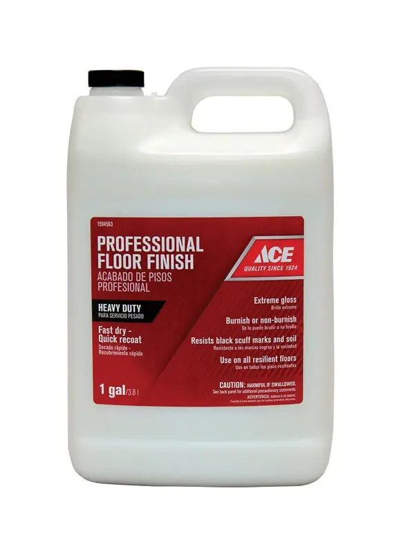Professional High Gloss Floor Finish Liquid 1 Gallon - Nano-cure Coating