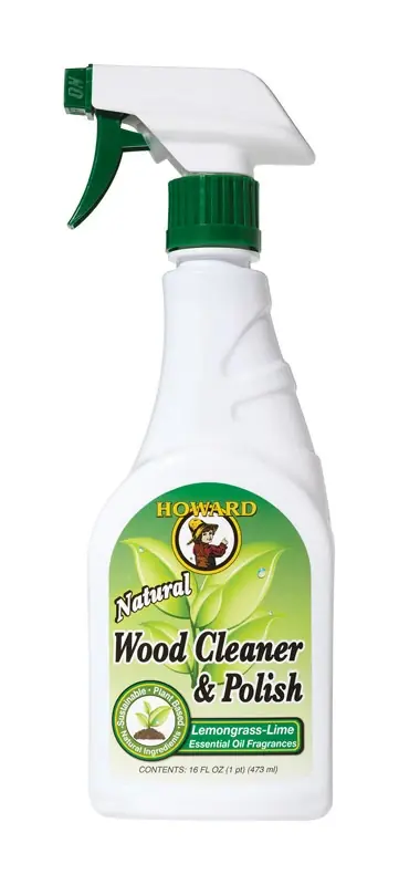 Oil-based Wood Cleaner And Polish 16 Oz. - Lemongrass-lime Scent