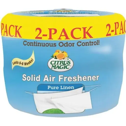 Citrus Magic 8 Oz. Linen Solid Air Freshener (2-Pak) 616472586-6PK