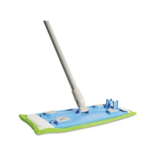 Quickie Microfiber Hardwood Floor Mop With 48 Inch Handle In Green