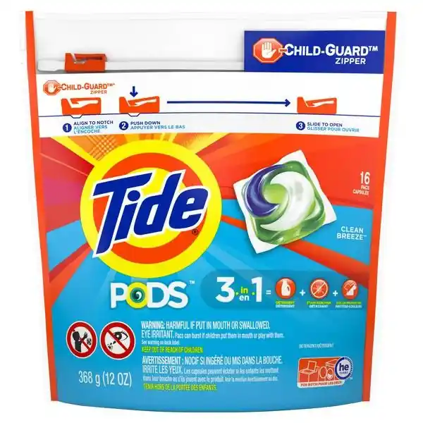 Tide Pods 18-Count Ocean Mist Laundry Detergent