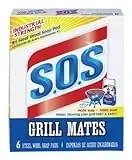 SOS GRILLMATES STEEL WOOL SOAP PADS -Mfg 97334 - Sold As 72 Units (BX/6)