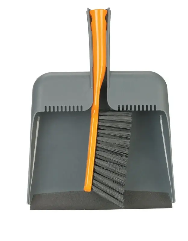9 In. Wide Broom And Dustpan Set For Efficient Cleaning