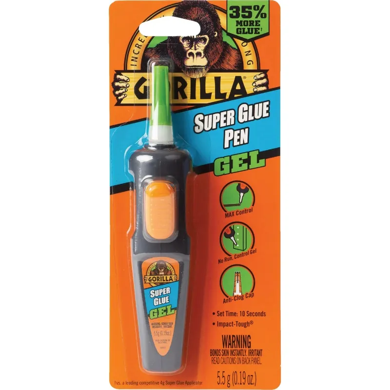 Gorilla High Strength Super Glue Pen 0.19 Oz