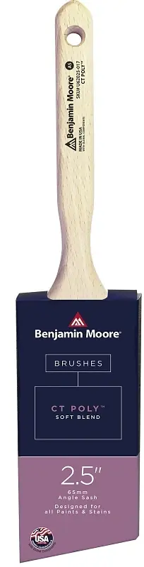 Benjamin Moore CT Poly 2-1/2 In. Soft Angle Paint Brush