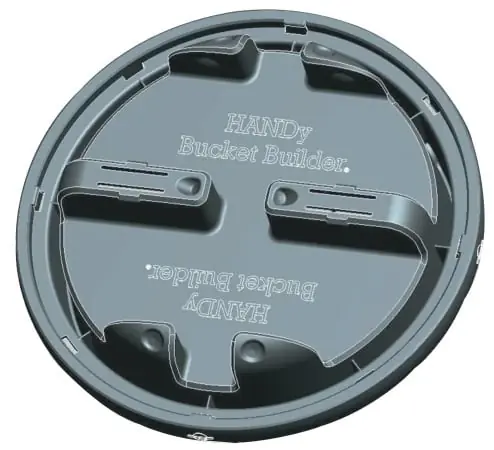 9500-ct Plastic Handy Bucket Builder With Built-in Slots For Tools