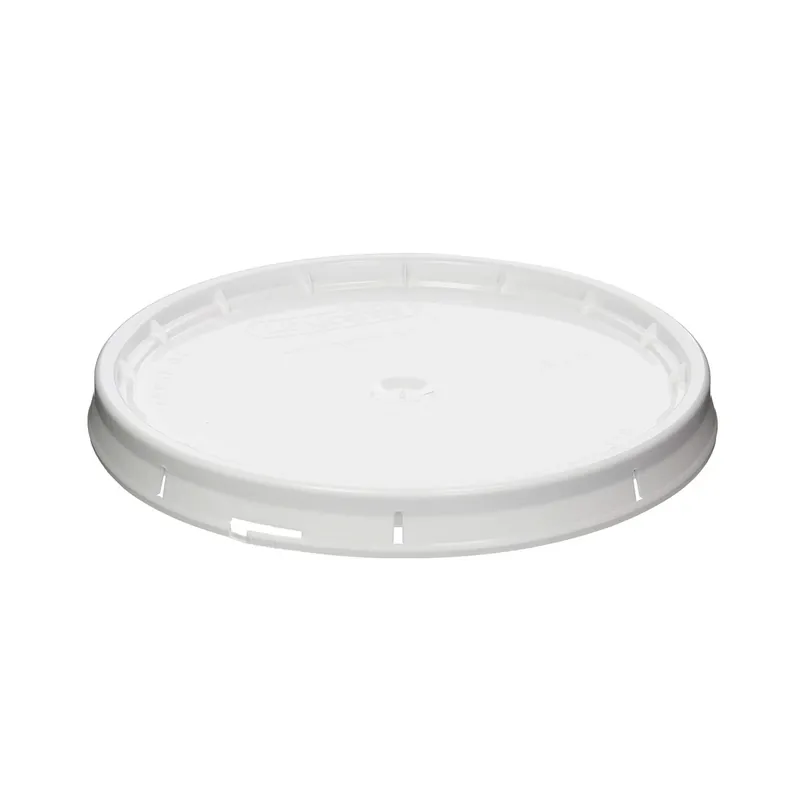 White 5 Gallon Food Safe Bucket Lid - Heavy-duty Plastic Seal