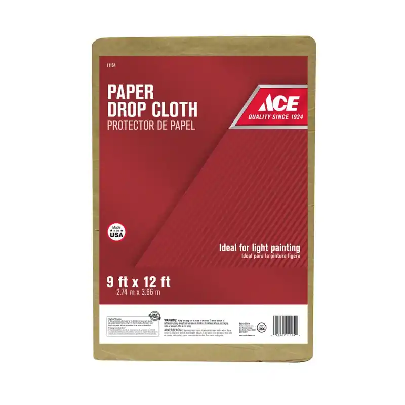 ACE Heavy Weight Grade Paper Drop Cloth 12 Ft. L X 9 Ft. W