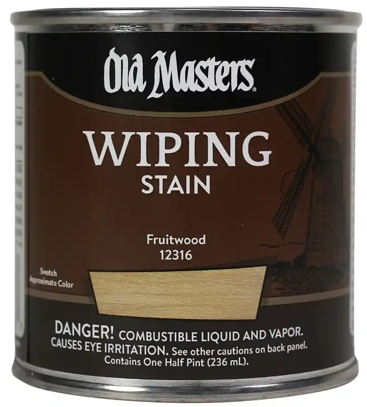 Wiping Stain, Oil-Based, Fruitwood, 1/2-Pt.