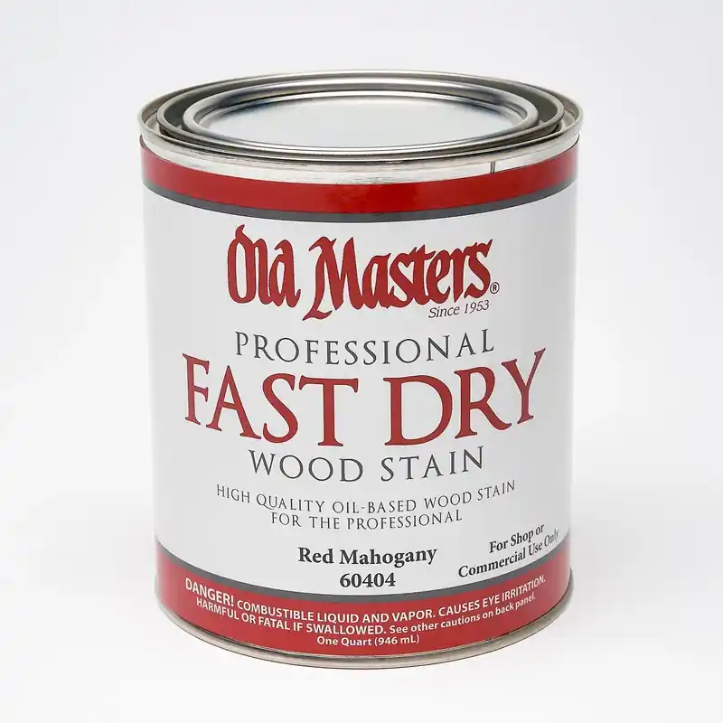 Fast Dry Stain, Oil-Based, Red Mahogany, 1-Qt.