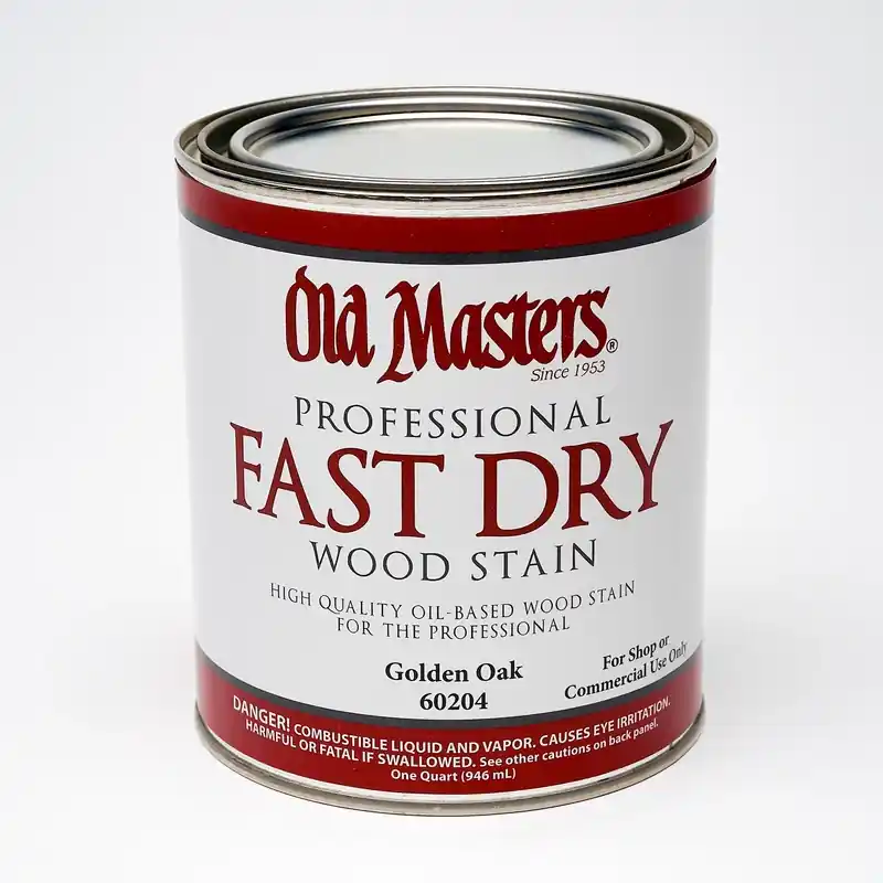 Fast Dry Stain, Oil-Based, Golden Oak, 1-Qt.