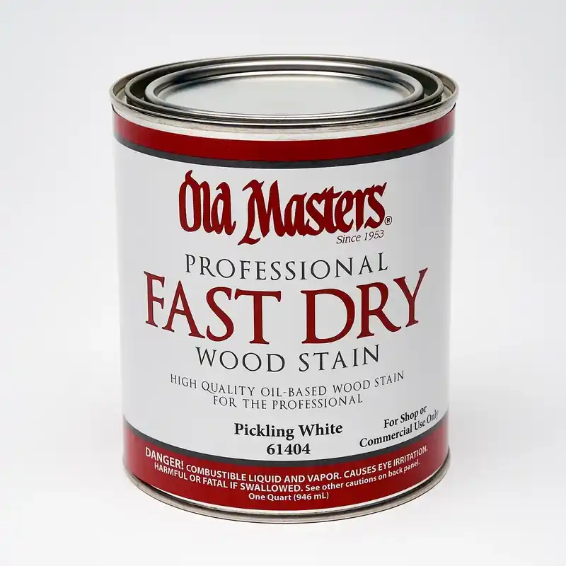 Fast Dry Stain, Oil-Based, Pickling White, 1-Qt.
