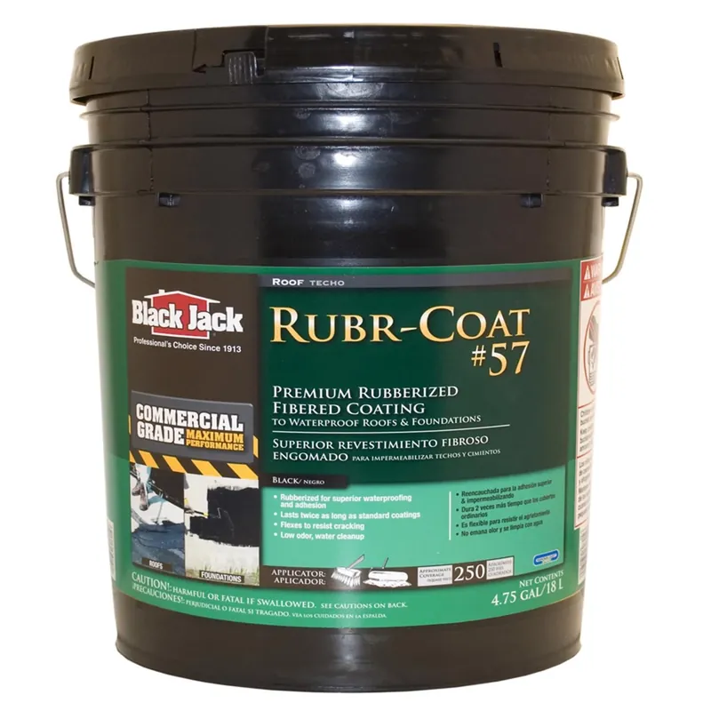 Pro Series 57 Rubberized SBS Roof Coating, 4.75-Gallons