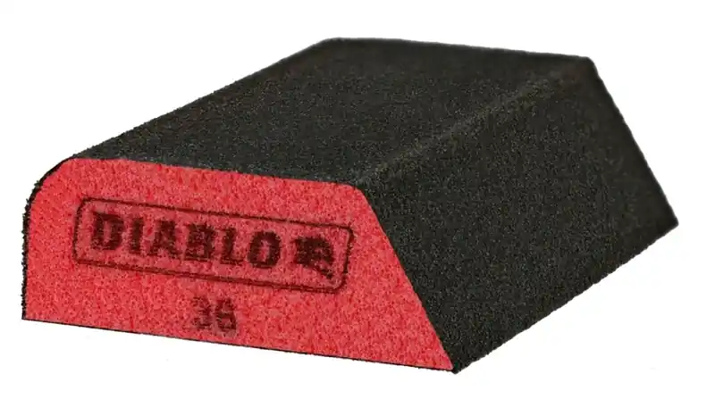 Dual Edge Sanding Sponge Block, Coarse Grit