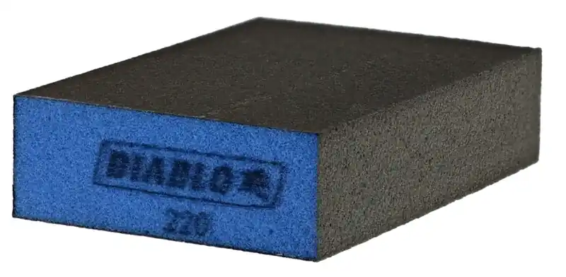 Flat Edge Sanding Sponge Block, Micro Fine Grit