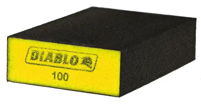 Diablo 4 In. L X 2-1/2 In. W X 1 In. 100 Grit Fine Flat Surface Sanding Sponge