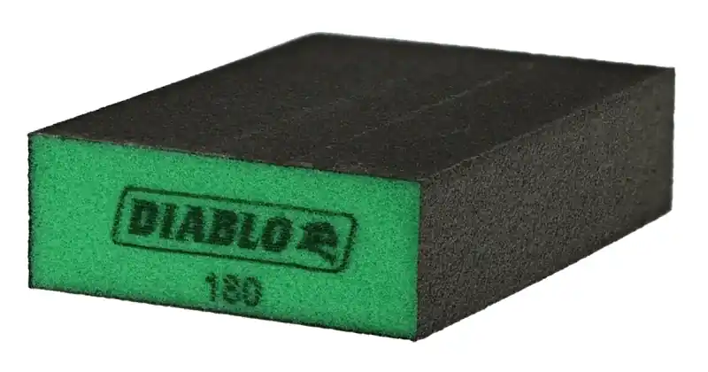 Flat Edge Sanding Sponge Block, Ultra Fine Grit