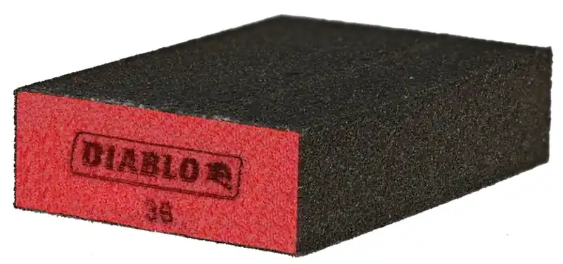 Diablo 4 In. L X 2-1/2 In. W X 1 In. 36 Grit Coarse Block Sanding Sponge